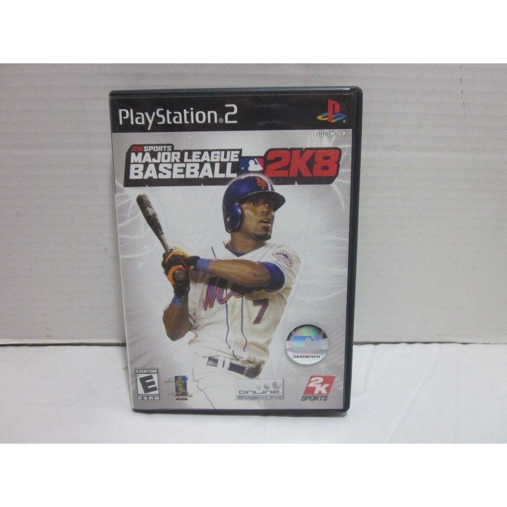 Major League Baseball 2k8 Playstation 2 PS2 Game Complete
